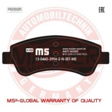 13046039942K-SET-MS MASTER-SPORT Комплект тормозных колодок, дисковый тормоз