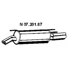 07.201.87 EBERSPACHER Глушитель выхлопных газов конечный