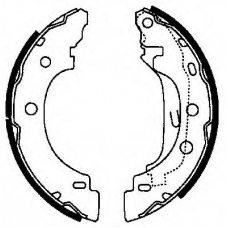 BBF1034 QUINTON HAZELL Комплект тормозных колодок