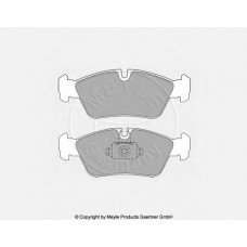 025 219 2517 MEYLE Комплект тормозных колодок, дисковый тормоз