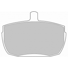FD578V NECTO Комплект тормозных колодок, дисковый тормоз