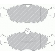 FSL732 FERODO Комплект тормозных колодок, дисковый тормоз