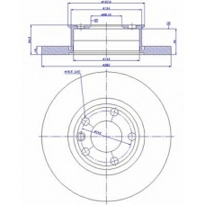 142.743 CAR Тормозной диск
