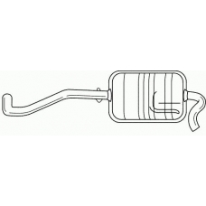 60692 SIGAM Глушитель выхлопных газов конечный