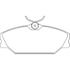 MDK0160 MINTEX Комплект тормозов, дисковый тормозной механизм