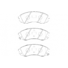 WBP24597A WAGNER LOCKHEED Комплект тормозных колодок, дисковый тормоз