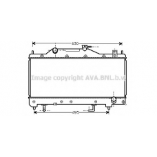 TO2284 Prasco Радиатор, охлаждение двигателя