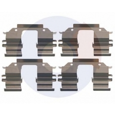 2999 CARRAB BRAKE PARTS Комплектующие, колодки дискового тормоза