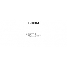 FD30154 VENEPORTE Глушитель выхлопных газов конечный
