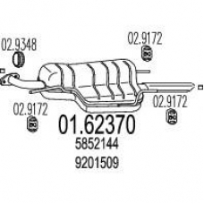 01.62370 MTS Глушитель выхлопных газов конечный