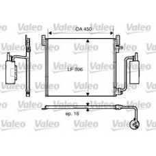 818163 VALEO Конденсатор, кондиционер
