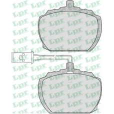 05P212 LPR Комплект тормозных колодок, дисковый тормоз