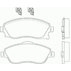 MDK0150 MINTEX Комплект тормозов, дисковый тормозной механизм