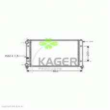 31-1010 KAGER Радиатор, охлаждение двигателя