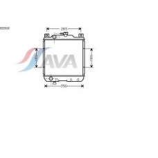 SZ2018 AVA Радиатор, охлаждение двигателя
