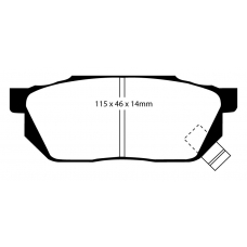 DP2570 EBC Brakes Колодки тормозные