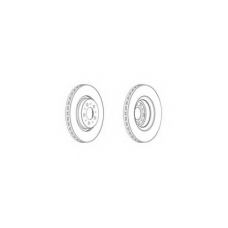 DDF1898 FERODO Тормозной диск