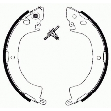 05240 KAWE Комплект тормозных колодок