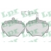 05P431 LPR Комплект тормозных колодок, дисковый тормоз