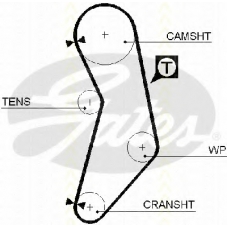 8645 5627xs TRISCAN Ремень ГРМ