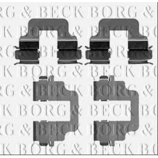 BBK1211 BORG & BECK Комплектующие, колодки дискового тормоза