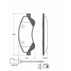 1501222564 S.b.s. Комплект тормозных колодок, дисковый тормоз