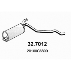 32.7012 ASSO Глушитель выхлопных газов конечный
