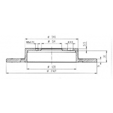 BSF3699 QUINTON HAZELL Тормозной диск