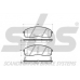 1501223522 S.b.s. Комплект тормозных колодок, дисковый тормоз