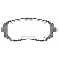 BPA0951.02 OPEN PARTS Комплект тормозных колодок, дисковый тормоз