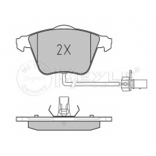 025 239 5020/PD MEYLE Комплект тормозных колодок, дисковый тормоз