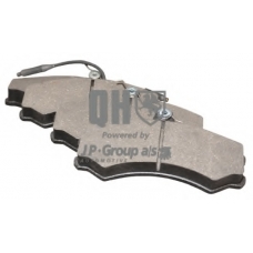 4163600119 Jp Group Комплект тормозных колодок, дисковый тормоз