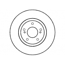NBD1033 NATIONAL Тормозной диск