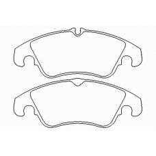 P 85 098 BREMBO Комплект тормозных колодок, дисковый тормоз