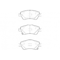 WBP24122A WAGNER LOCKHEED Комплект тормозных колодок, дисковый тормоз