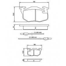 0 986 461 763 BOSCH Комплект тормозных колодок, дисковый тормоз