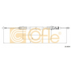 10.6854 COFLE Трос, стояночная тормозная система