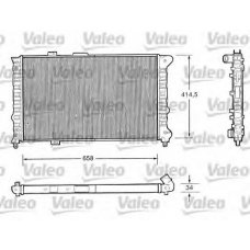732505 VALEO Радиатор, охлаждение двигателя