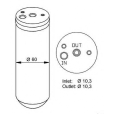 33293 NRF Осушитель, кондиционер
