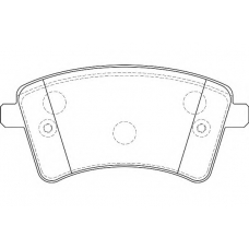 WBP24693A WAGNER LOCKHEED Комплект тормозных колодок, дисковый тормоз