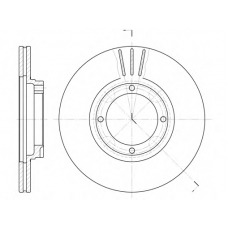 D6374.10 WOKING Тормозной диск