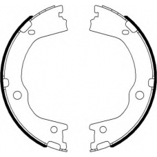 8DA 355 050-931 HELLA PAGID Комплект тормозных колодок, стояночная тормозная с