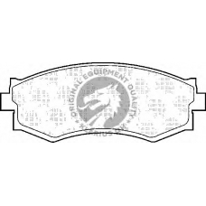 BP682 QH Benelux Комплект тормозных колодок, дисковый тормоз