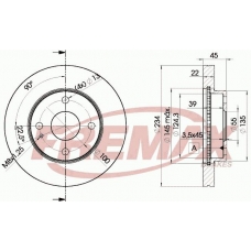 BD-3255 FREMAX Тормозной диск