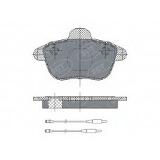 SP 295 PR SCT Комплект тормозных колодок, дисковый тормоз