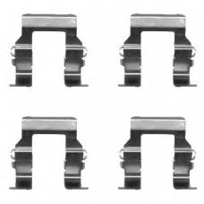 BFK907 QUINTON HAZELL Комплектующие, колодки дискового тормоза