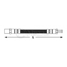 100 611 0006 MEYLE Тормозной шланг