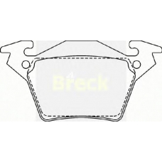 23020 00 704 00 BRECK Комплект тормозных колодок, дисковый тормоз