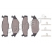 102 843 TOPRAN Комплект тормозных колодок, дисковый тормоз