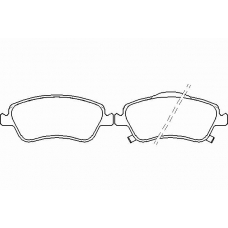 P 83 079 BREMBO Комплект тормозных колодок, дисковый тормоз